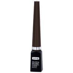 IsaDora Подводка для век Colorful Eyeliner, оттенок 12 dark brown