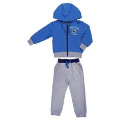 Комплект одежды Sweet Berry размер 92, синий/серый меланж