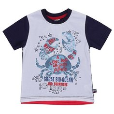 Футболка Sweet Berry размер 98, белый/синий