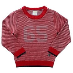 Джемпер Sweet Berry размер 98, красный/белый