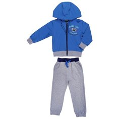 Спортивный костюм Sweet Berry размер 98, синий/серый меланж