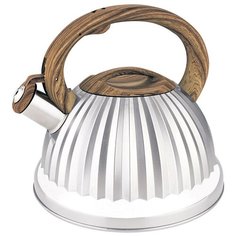 Alpenkok Чайник со свистком AK-528 3 л серебристый