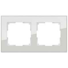 Рамка 2п Werkel WL01-Frame-02, светло-серый