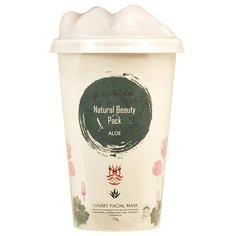 Mitomo маска Natural Beauty Pack Aloe натуральная моделирующая Алоэ, 75 г