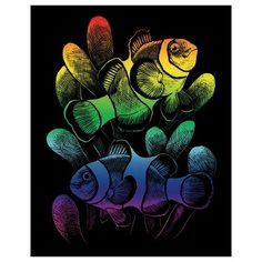 Гравюра Royal & Langnickel Рыбы-клоуны (RAIN24) цветная основа