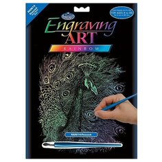 Гравюра Royal & Langnickel Павлин (RAIN14) цветная основа