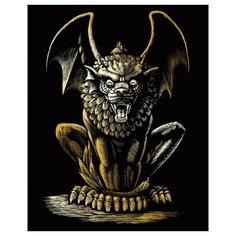 Гравюра Royal & Langnickel Лев Гаргулья (GOLF27) золотистая основа