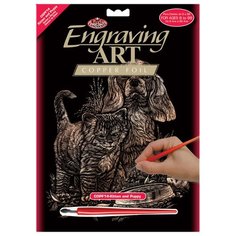 Гравюра Royal & Langnickel Котенок и щенок (COPF14) медная основа