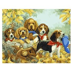 Color Kit Картина по номерам "Веселая компания" 40х50 см (CG832)