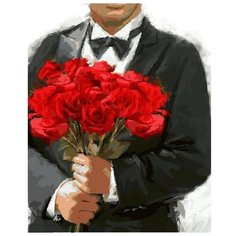 Color Kit Картина по номерам "Розы для любимой" 40х50 см (CG796)