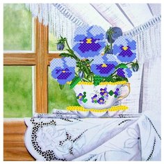 Color Kit Картина из пайеток Анютины глазки (CMD003)