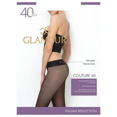 Колготки Glamour Couture 40 den, размер 2-S, nero