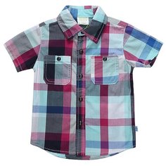 Рубашка Sweet Berry размер 98, бирюзовый/фуксия