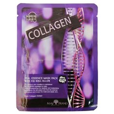 MAY ISLAND тканевая маска Real Essence Collagen с коллагеном, 25 мл