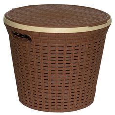 Violet Корзина для белья Ротанг 30х35х35 см какао