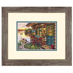 Dimensions Набор для вышивания крестиком Cabin View 17,7 х 12,7 см (65161)