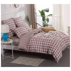 Постельное белье евростандарт Sofi De MarkO Мэджик сатин коричневый