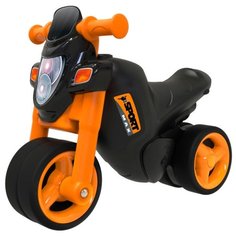 Каталка-толокар BIG Sport-Bike (56361) со звуковыми эффектами черный/оранжевый