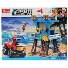 Конструктор SLUBAN Городская серия M38-B0670 Спасательная вышка