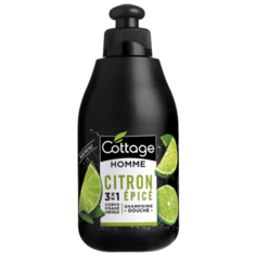 Гель-шампунь для душа 3 в 1 Cottage Men Spicy lemon, 250 мл