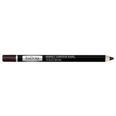 IsaDora Карандаш-кайал для век Perfect Contour Kajal, оттенок 76 black brown