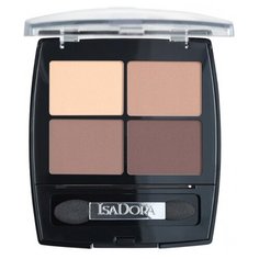 IsaDora Тени для век Eye shadow quartet 44 muddy nudes