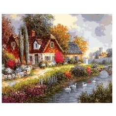 Белоснежка Картина по номерам "Летний день" 40х50 см (316-AB)