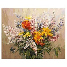 Белоснежка Картина по номерам "Букет с желтыми лилиями" 40х50 см (105-AB)