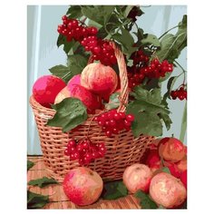 ВанГогВоМне Картина по номерам "Яблоки", 40х50 (ZX 10026)