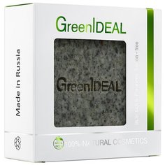 Кусковое мыло ручной работы GreenIdeal с травами, 100 г