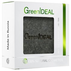 Кусковое мыло ручной работы GreenIdeal мятное, 100 г