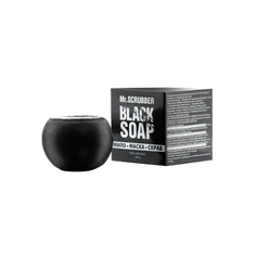 Mr. SCRUBBER мыло-маска для лица черное Black Soap, 120 г
