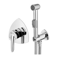 Смеситель для биде Lemark Mars LM3519C однорычажный встраиваемый лейка в комплекте хром