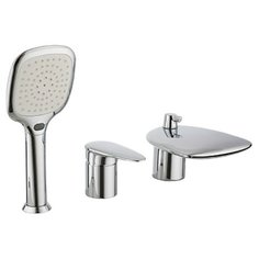 Смеситель для ванны с душем Lemark Status LM4445C однорычажный встраиваемый лейка в комплекте хром