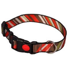 Ошейник Joy 2АМО00590 35-50 см Красный/коричневый/зеленый J.O.Y.