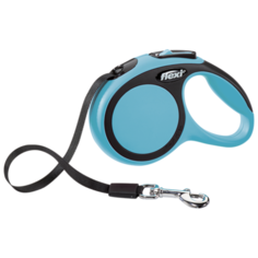 Поводок-рулетка для собак Flexi New Comfort XS ленточный синий 3 м