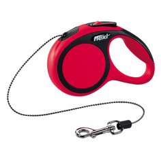 Поводок-рулетка для собак Flexi New Comfort XS тросовый красный 3 м