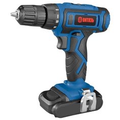 Аккумуляторная дрель-шуруповерт Витязь ДА-218-2 синий/черный