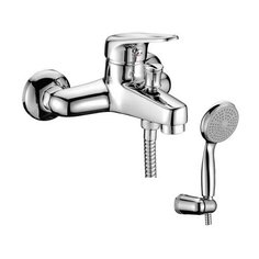 Смеситель для ванны с душем Lemark Luna LM4102C однорычажный лейка в комплекте хром