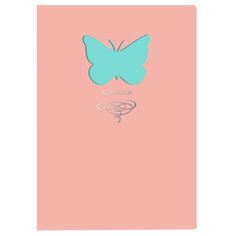 Блокнот Канц-Эксмо Paper Art. Butterfly (розовый) А6+, 80 листов (КЗБФЛ6802933)