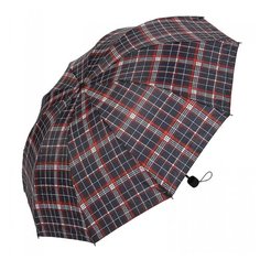 Зонт механика Rossini W126 серый/красный