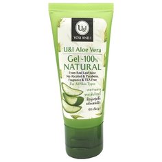 Гель для тела U&I Aloe Vera Natural натуральный, тюбик, 60 г