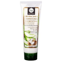 Гель для тела U&I Aloe Vera Coconut Cream с кокосовым кремом, тюбик, 270 г