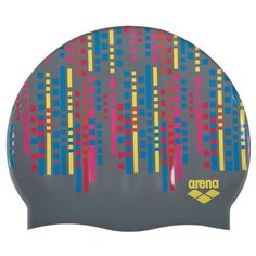 Шапочка для плавания arena Print 2 1E368 matrix/dark grey