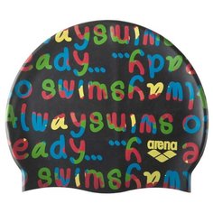 Шапочка для плавания arena Print Jr 94171 log/black