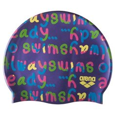 Шапочка для плавания arena Print Jr 94171 log/mirtilla