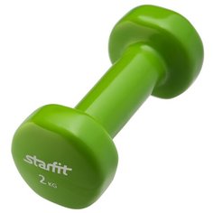 Гантель цельнолитая Starfit DB-101 2 кг зеленая