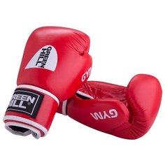 Боксерские перчатки Green hill Gym (BGG-2018) красный 14 oz