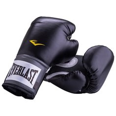Боксерские перчатки Everlast PU Pro style anti-MB black 10 oz