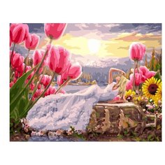 Paintboy Картина по номерам "Девушка в белом платье" 40х50 см (GX24350)